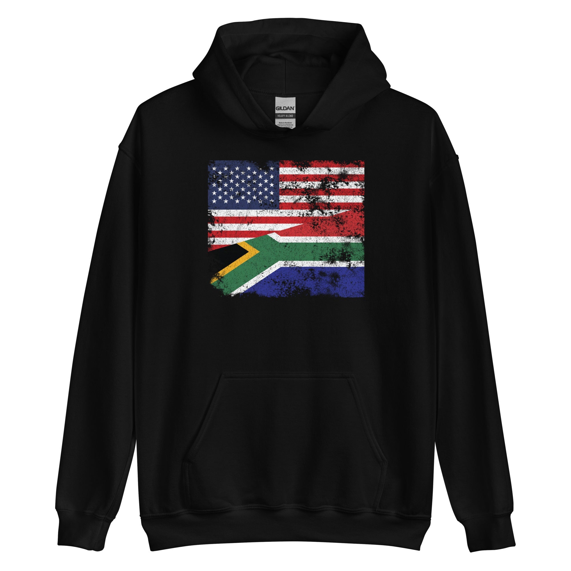 South Africa USA Flag Hoodie