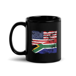 South Africa USA Flag Mug