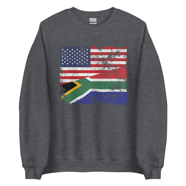 South Africa USA Flag Sweatshirt