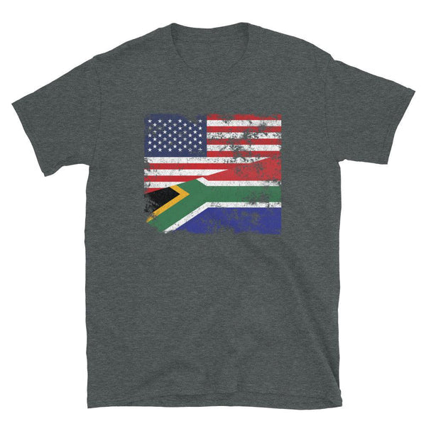 South Africa USA Flag T-Shirt