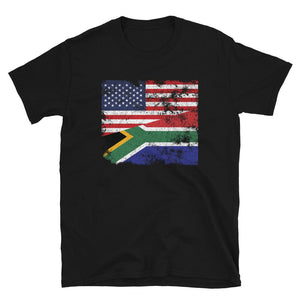 South Africa USA Flag T-Shirt