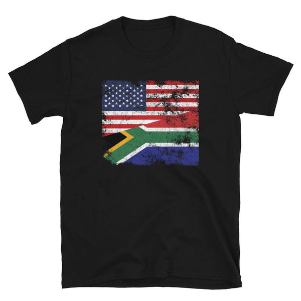 South Africa USA Flag T-Shirt