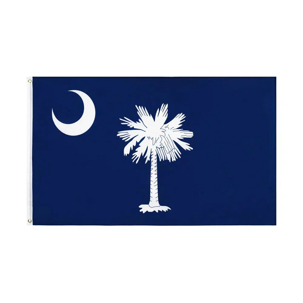 South Carolina State Flag - 90x150cm(3x5ft) - 60x90cm(2x3ft)