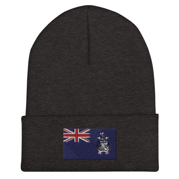 South Georgia and the South Sandwich Islands Flag Beanie - Embroidered Winter Hat