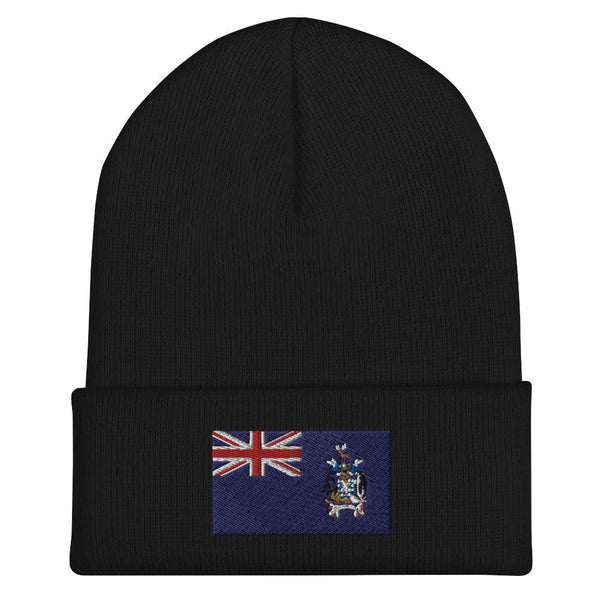 South Georgia and the South Sandwich Islands Flag Beanie - Embroidered Winter Hat