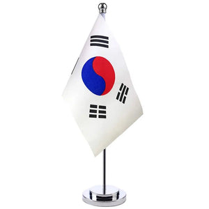 South Korea Desk Flag - Small Office Table Flag