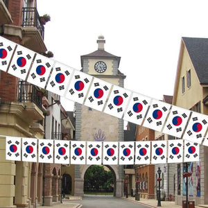South Korea Flag Bunting Banner - 20Pcs