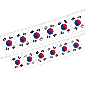South Korea Flag Bunting Banner - 20Pcs