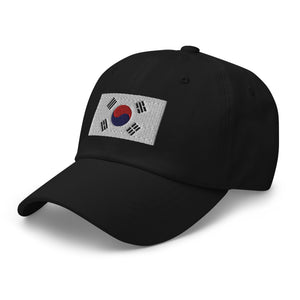 South Korea Flag Cap - Adjustable Embroidered Dad Hat