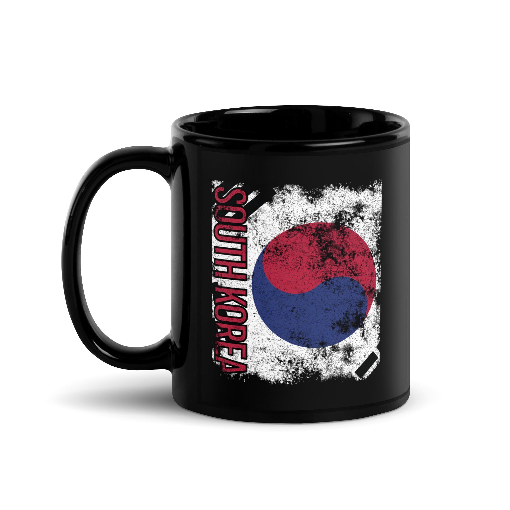 South Korea Flag - Distressed Flag Mug