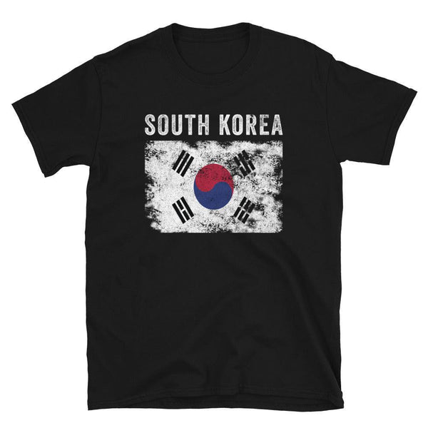 South Korea Flag Distressed T-Shirt