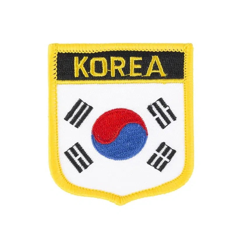 South Korea Flag Patch - Sew On/Iron On Patch