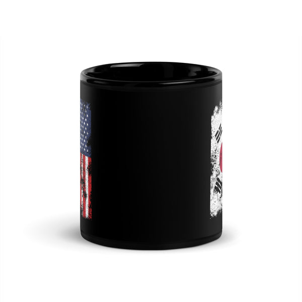 South Korea USA Flag - Half American Mug