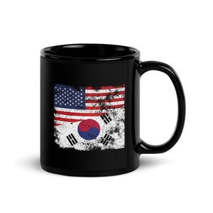 South Korea USA Flag Mug