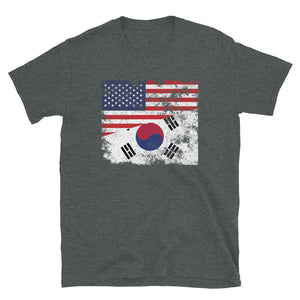 South Korea USA Flag T-Shirt