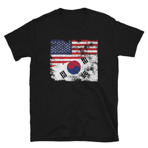 South Korea USA Flag T-Shirt