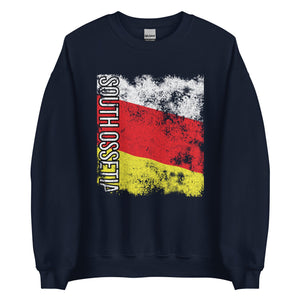 South Ossetia Flag - Distressed Flag Sweatshirt