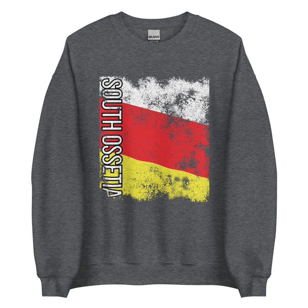 South Ossetia Flag - Distressed Flag Sweatshirt