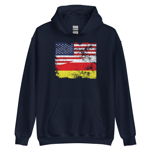 South Ossetia USA Flag Hoodie