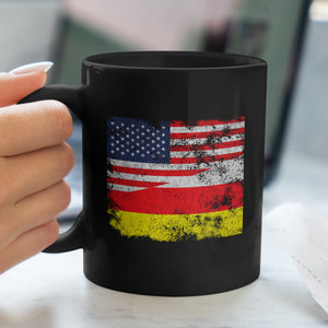South Ossetia USA Flag Mug