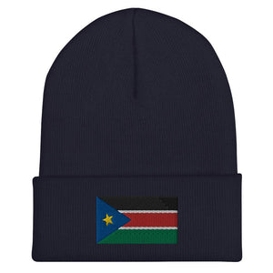 South Sudan 2011-2023 Flag Beanie - Embroidered Winter Hat