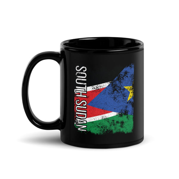 South Sudan Flag - Distressed Flag Mug