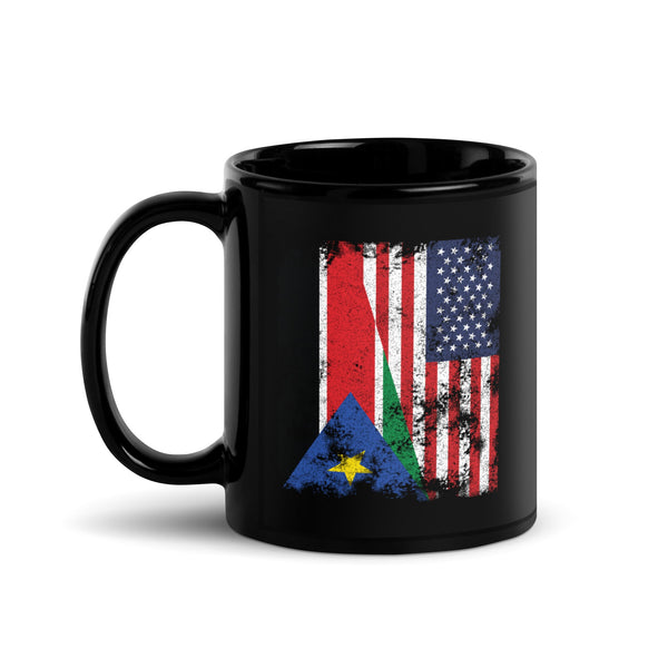 South Sudan 2011-2023 USA Flag Mug