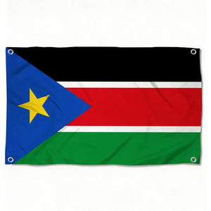 South Sudan Flag - 90x150cm(3x5ft) - 60x90cm(2x3ft)