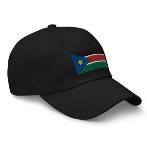 South Sudan Flag Cap - Adjustable Embroidered Dad Hat