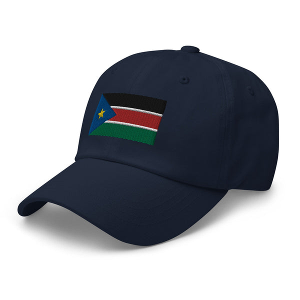 South Sudan Flag Cap - Adjustable Embroidered Dad Hat