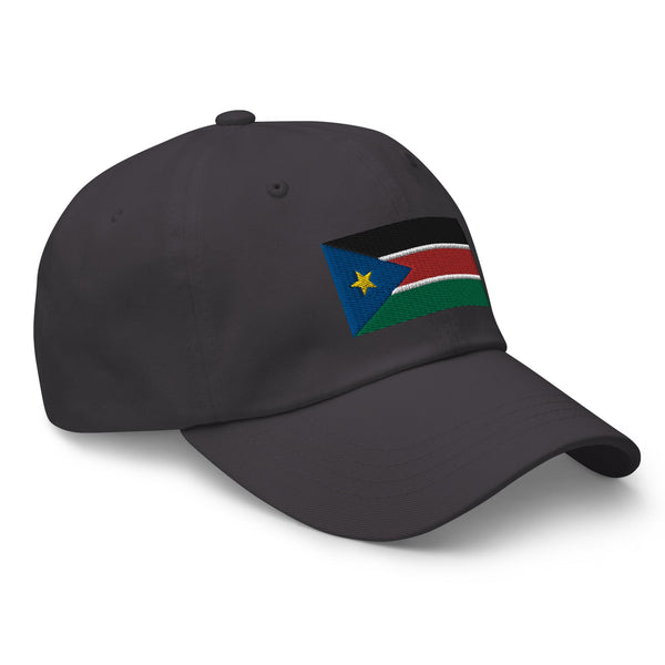 South Sudan Flag Cap - Adjustable Embroidered Dad Hat