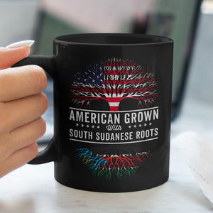 American Grown South Sudanese Roots Flag Mug