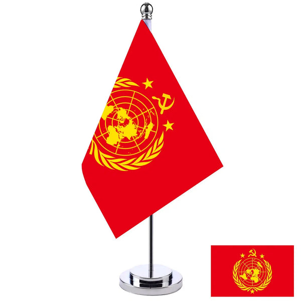 Soviet Union Desk Flag - Small Office Table Flag