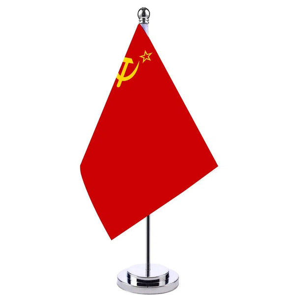 Soviet Union Desk Flag - Small Office Table Flag