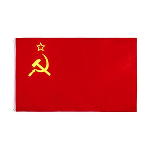 Soviet Union Flag - 90x150cm(3x5ft) - 60x90cm(2x3ft)