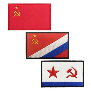 Soviet Union Flag Patch - Iron On/Hook & Loop Patch