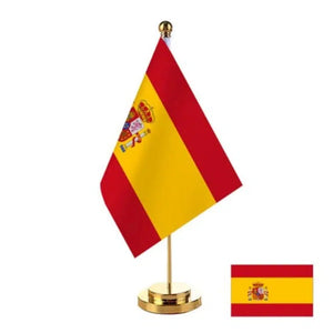 Spain Desk Flag - Small Office Table Flag