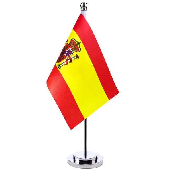 Spain Desk Flag - Small Office Table Flag