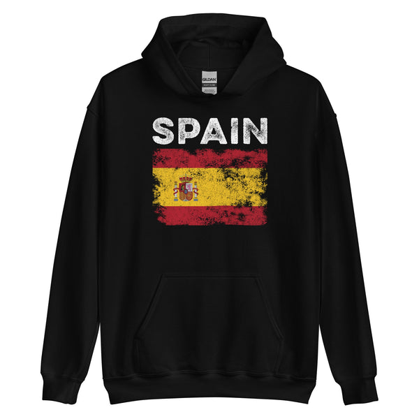 Spain Flag Distressed - Spanish Flag Hoodie