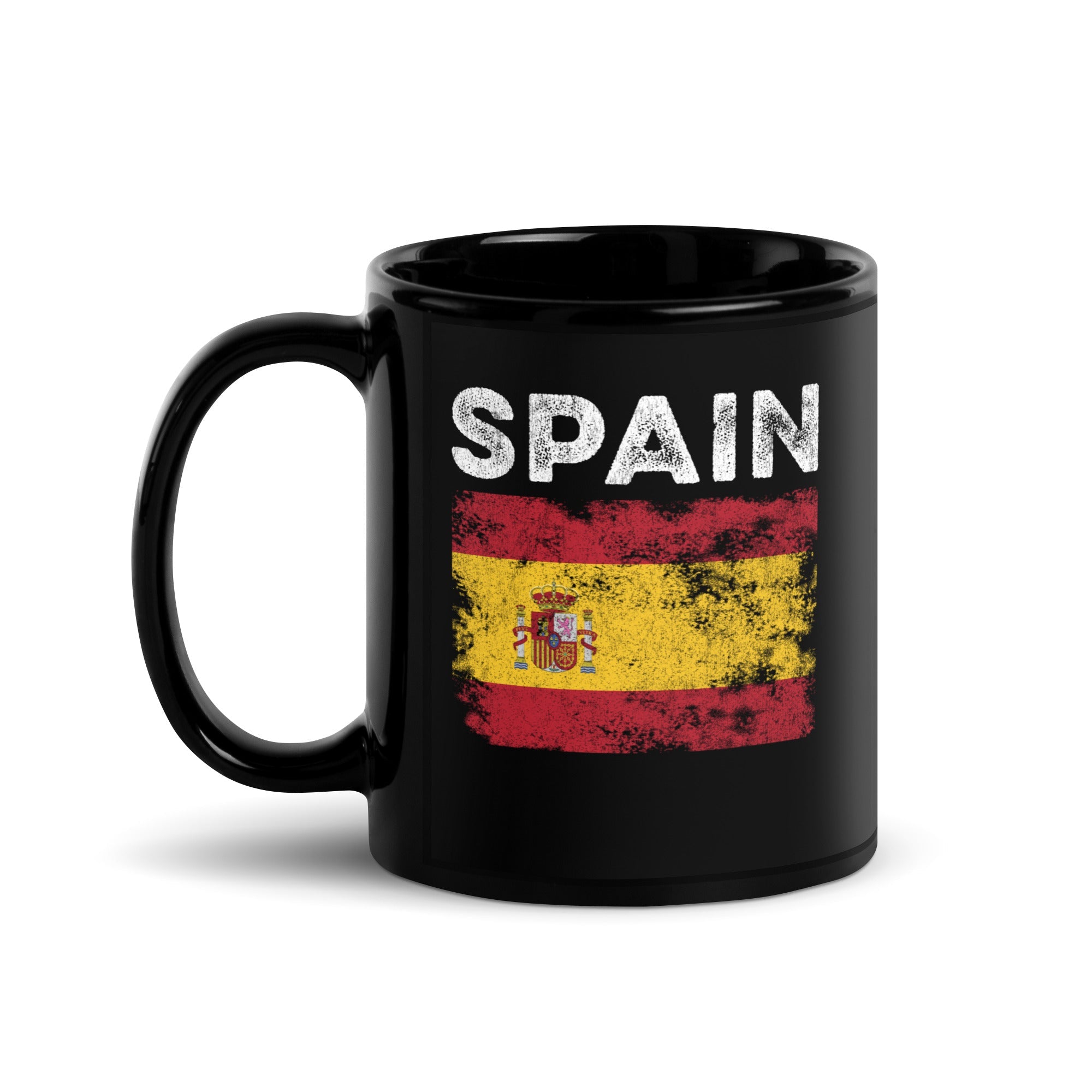 Spain Flag Distressed - Spanish Flag Mug