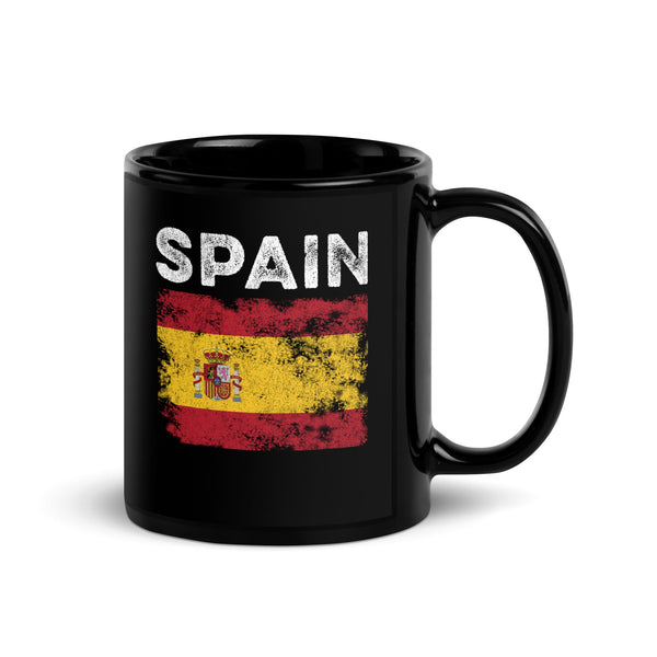 Spain Flag Distressed - Spanish Flag Mug