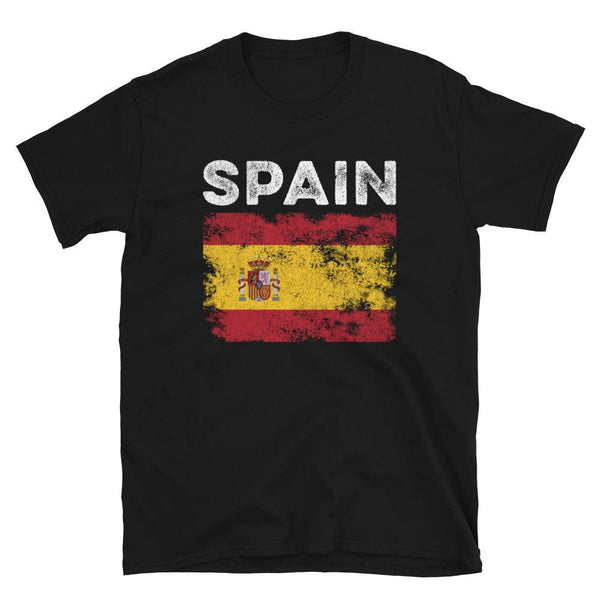 Spain Flag Distressed - Spanish Flag T-Shirt