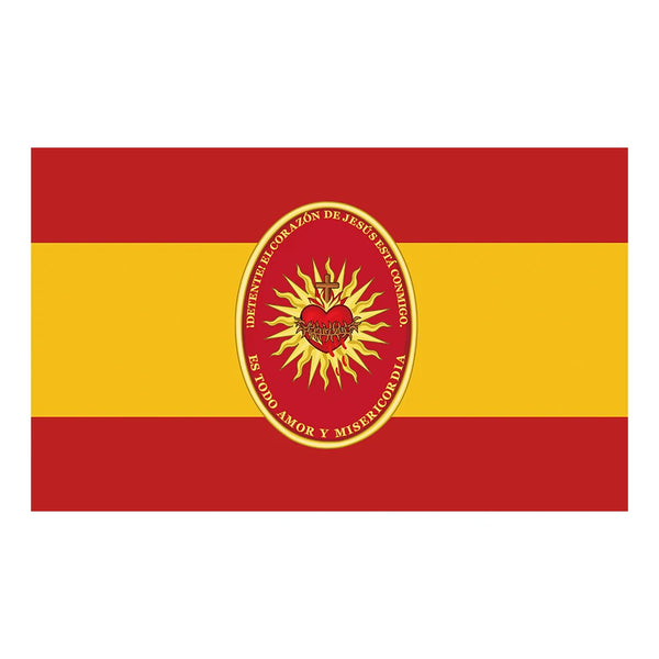 Spain Sacred Heart of Jesus Flag - 90x150cm(3x5ft)