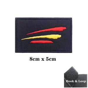 Spanish Flag Patch Collection - Iron On/Hook & Loop Patch