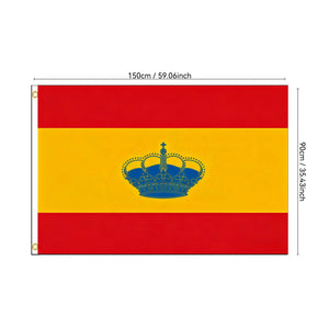 Spanish Yacht Ensign Flag - 90x150cm(3x5ft) - 60x90cm(2x3ft)