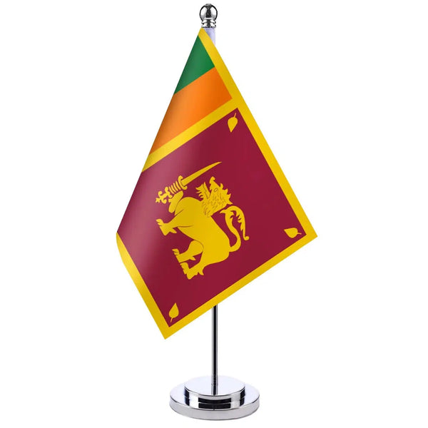 Sri Lanka Desk Flag - Small Office Table Flag