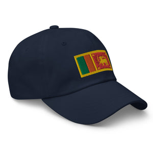 Sri Lanka Flag Cap - Adjustable Embroidered Dad Hat