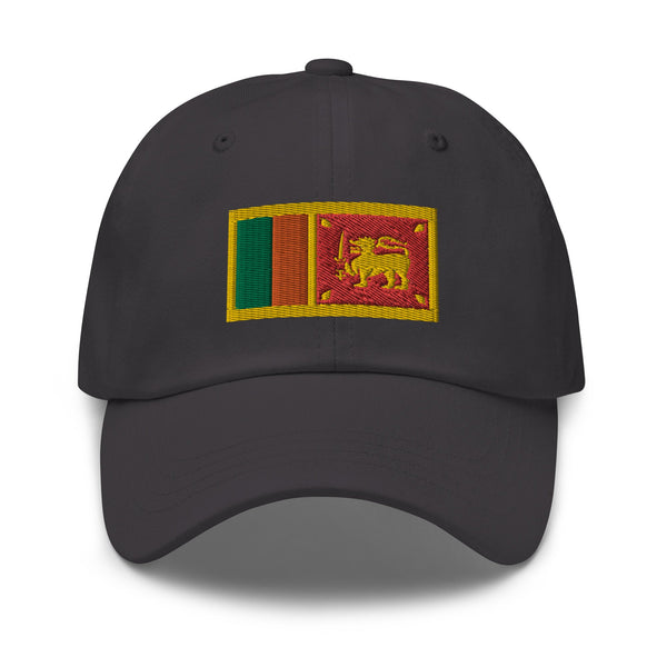 Sri Lanka Flag Cap - Adjustable Embroidered Dad Hat