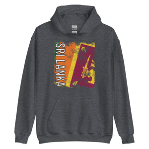 Sri Lanka Flag - Distressed Flag Hoodie