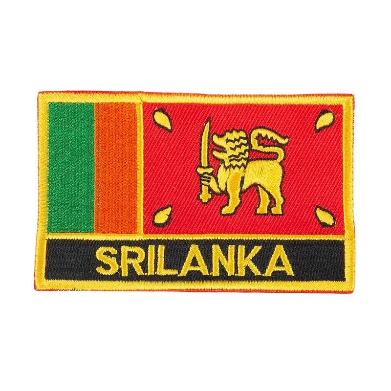 Sri Lanka Flag Patch - Sew On/Iron On Patch